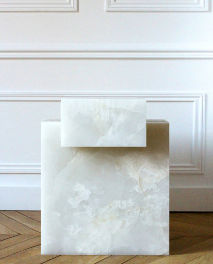 Gaia White Onyx Table