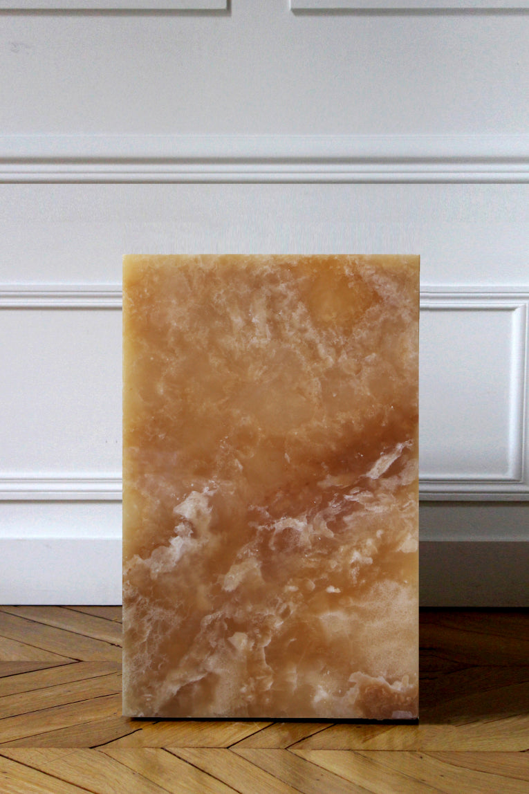 Honey Onyx Plinth