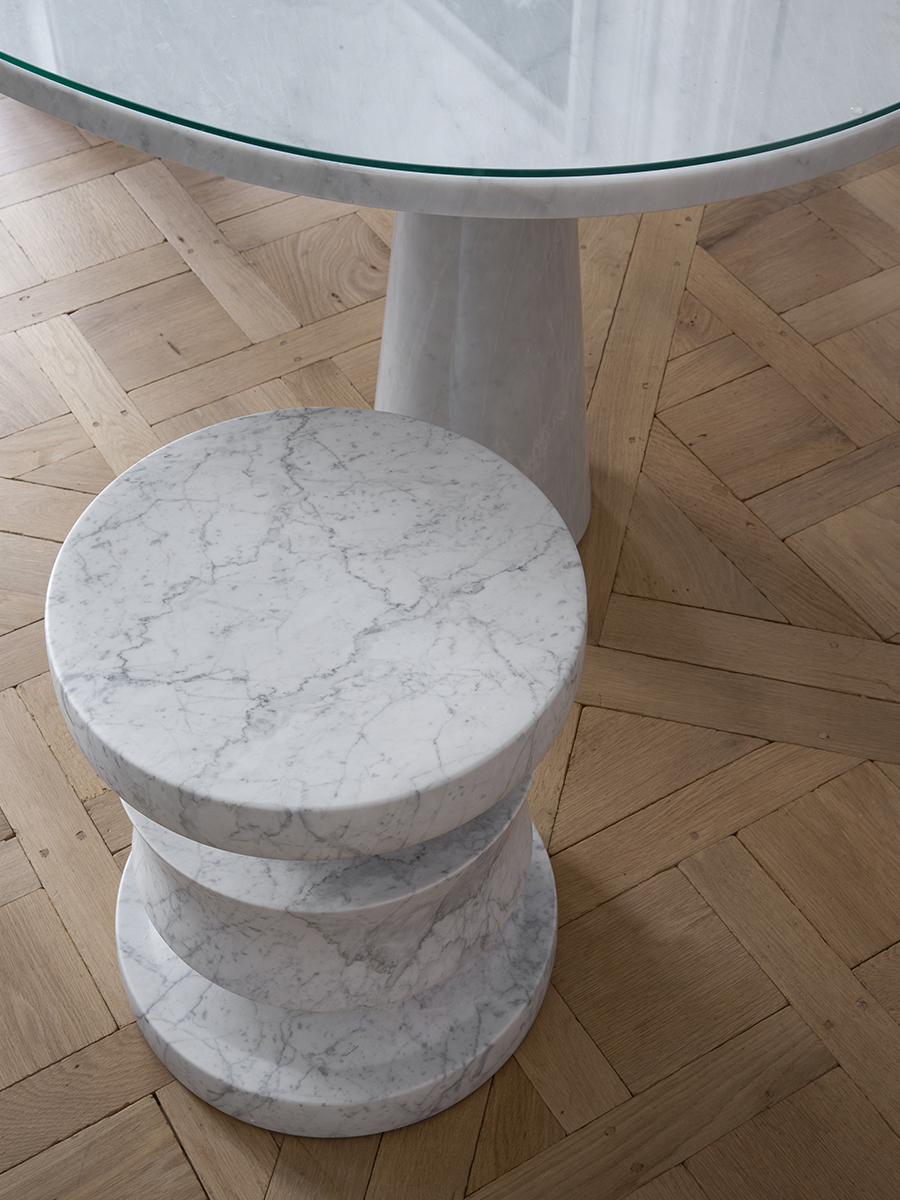 Barth Stool in Carrara